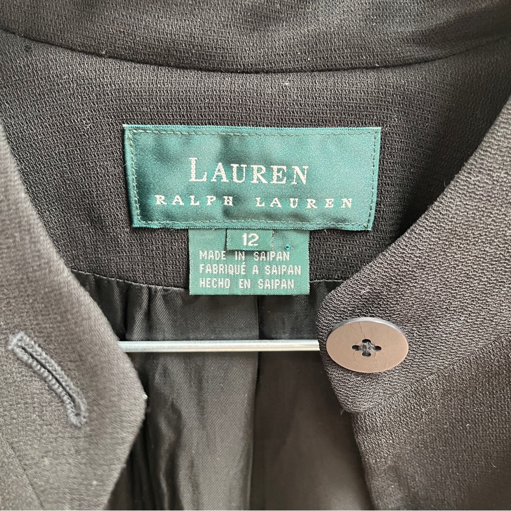 Vintage Lauren Ralph Lauren military utility blazer jacket 12 timeless old money - Picture 6 of 12